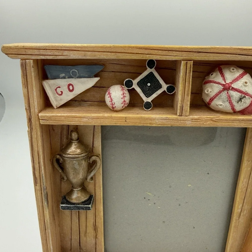 Prinz Baseball Picture Frame For 4x6 Photo Sports Ball Glove Home Decor Memories